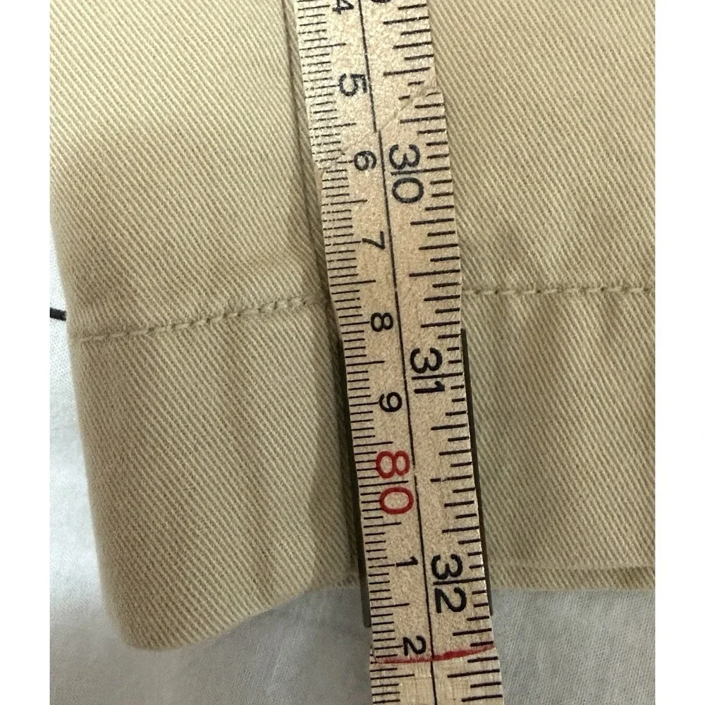 Polo Ralph Lauren Pants Mens Size 35x32 Khaki Chino Casual Cotton Preppy Trouser